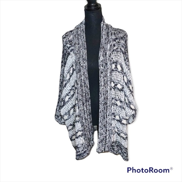 Marled open front cardigan sweater - Picture 6 of 6